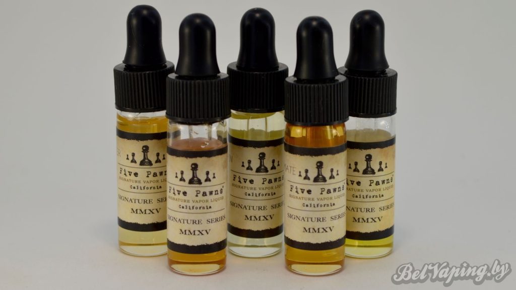 Жидкости для электронных сигарет Five Pawns - Signature Series MMXV