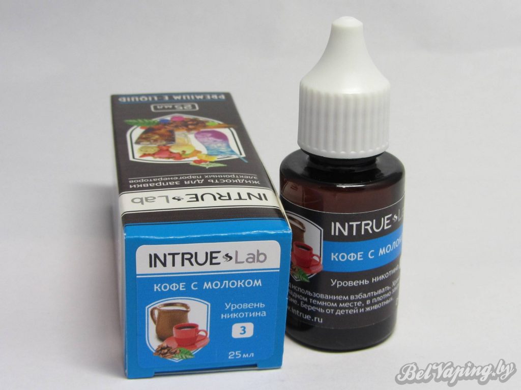 Жидкость для электронный сигарет INTRUE Lab - Кофе с молоком