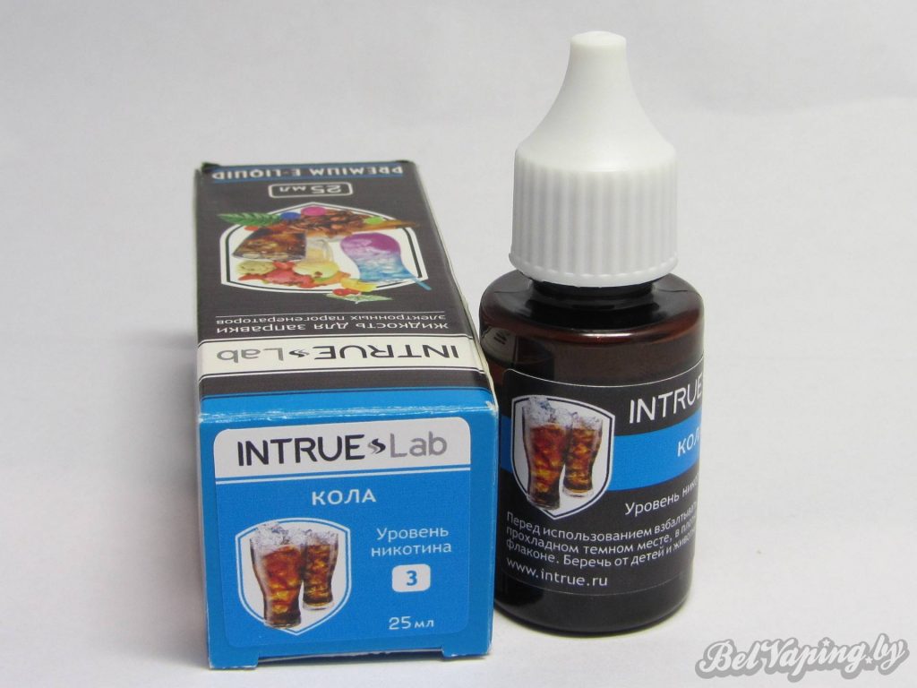Жидкость для электронный сигарет INTRUE Lab - Кола