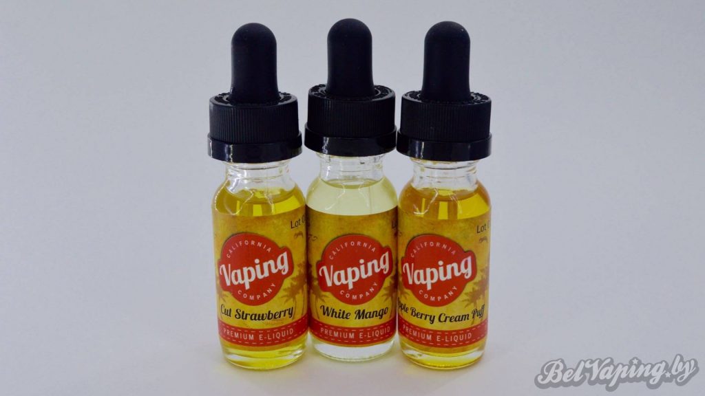 Жидкости для электронных сигарет California Vaping Company