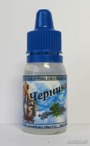 Вадкасці BY E-liquid. Чарніцы