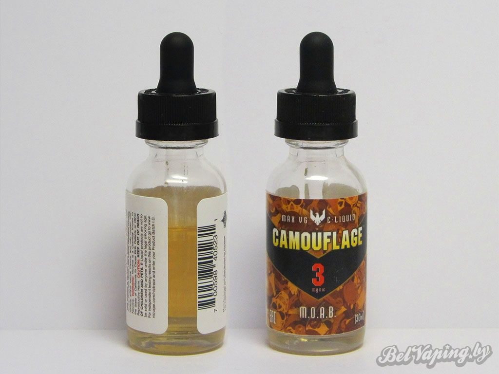Жидкости NicVape Серия Camouflage. M.O.A.B.