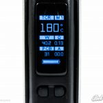 Экран Wismec Presa TC 100W в режиме термоконтроля с ручной установкой ТКС