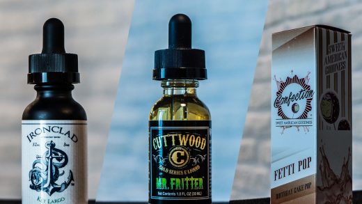 Обзор новых жидкостей: Ironclad by Hold Fast Vapors, Cuttwood Mr. Fritter, Confection Fetti Pop by Villain Vapors