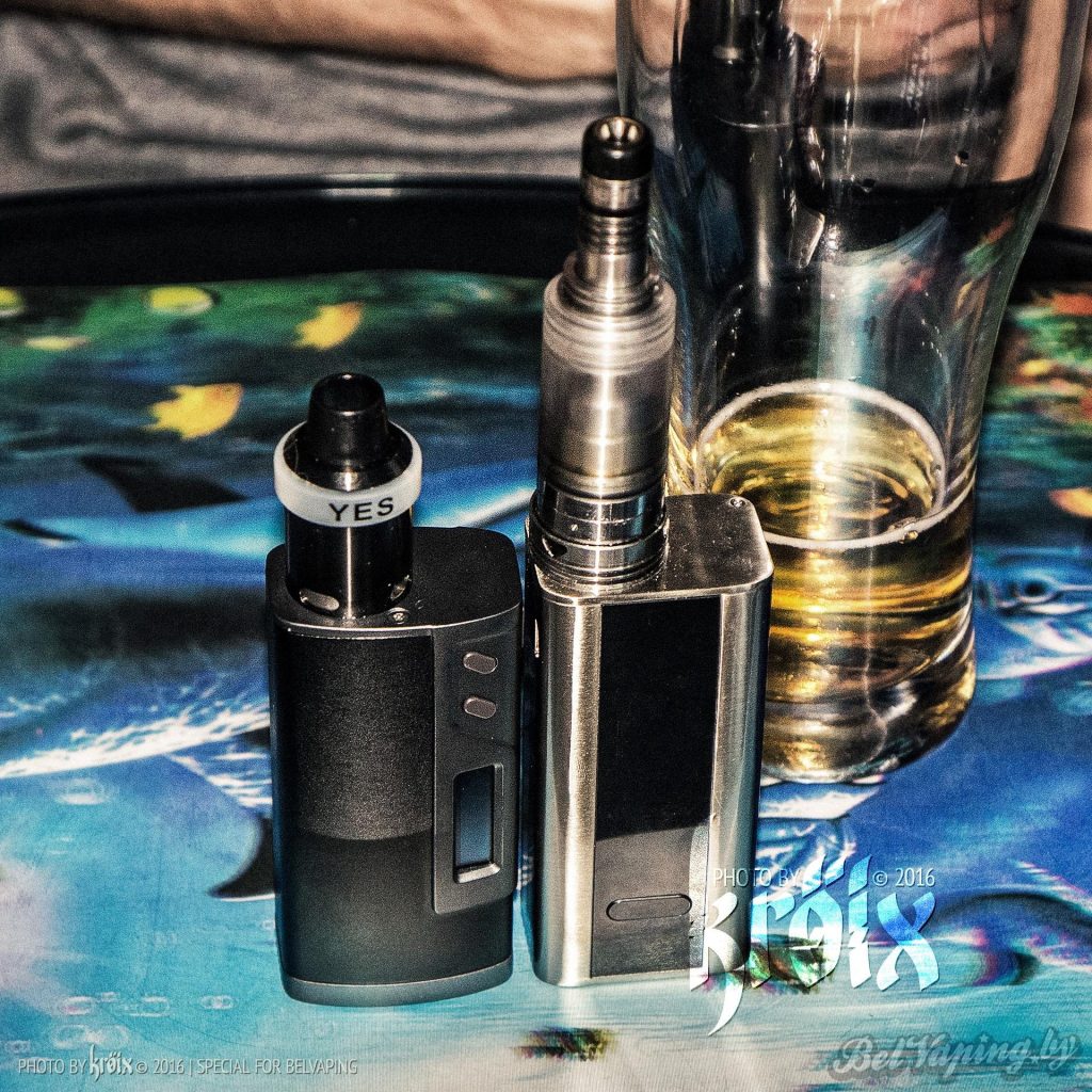 Sigelei Fuchai 213 (слева) и Joyetech Cuboid 150W