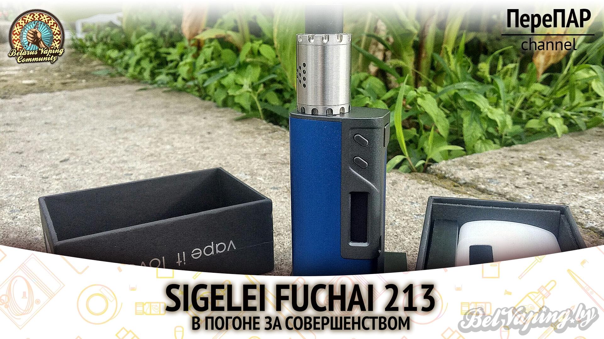 Обзор Sigelei Fuchai 213