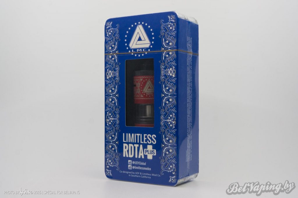 Упаковка iJoy Limitless RDTA Plus