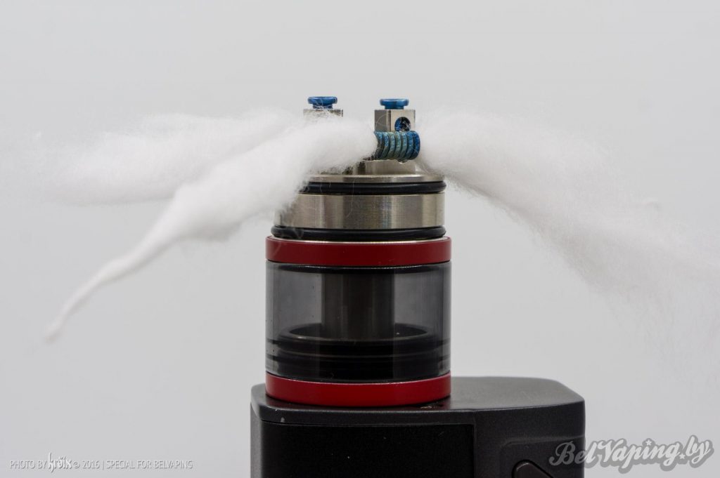 Установка фитиля в намотку iJoy Limitless RDTA Plus