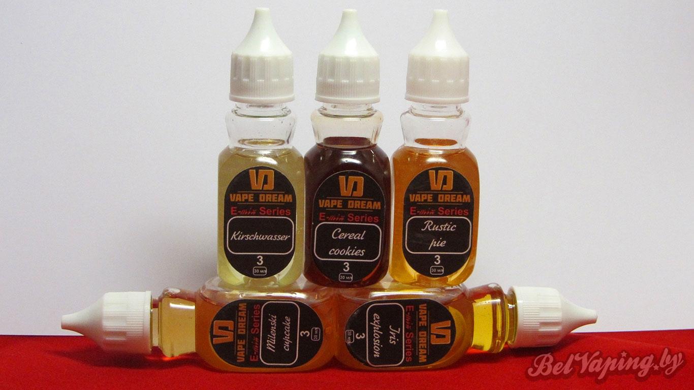Обзор жидкостей Vape Dream
