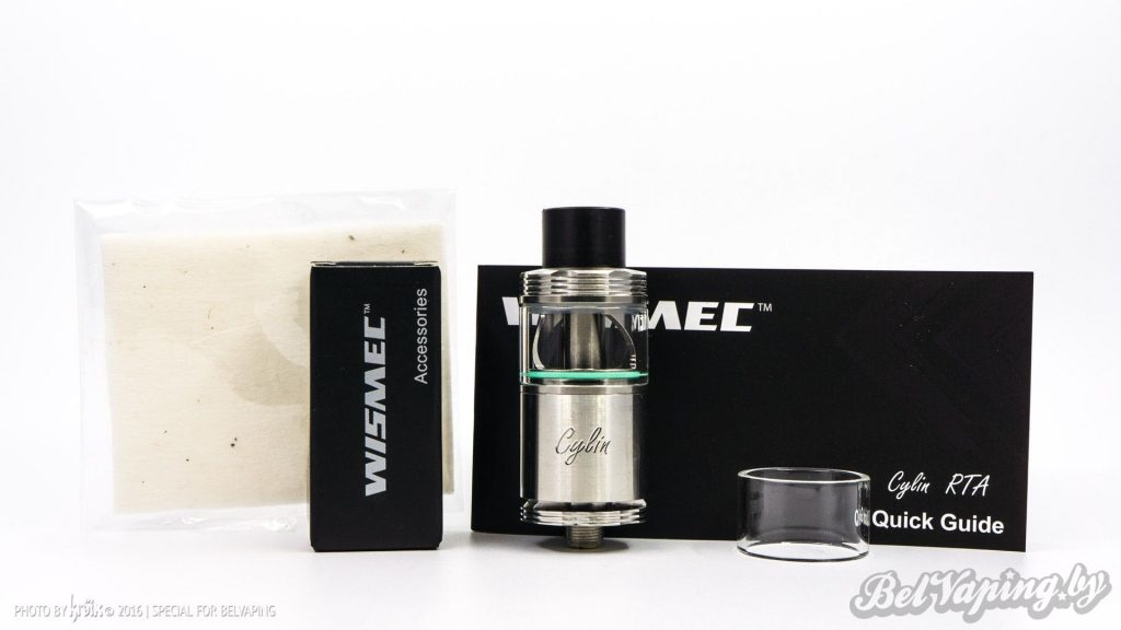 Комплект поставки Cylin RTA от Wismec