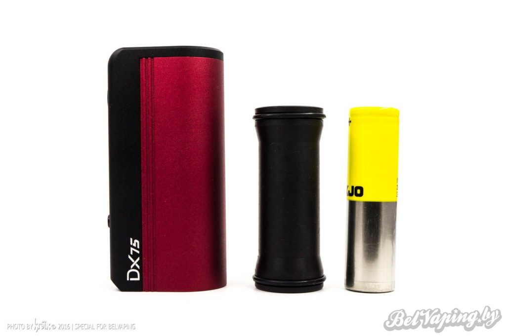 Hotcig DX75 с переходником и аккумулятором 18650