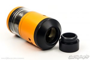 Крышка и дриптип iJoy Limitless RDTA Classic Edition сверху