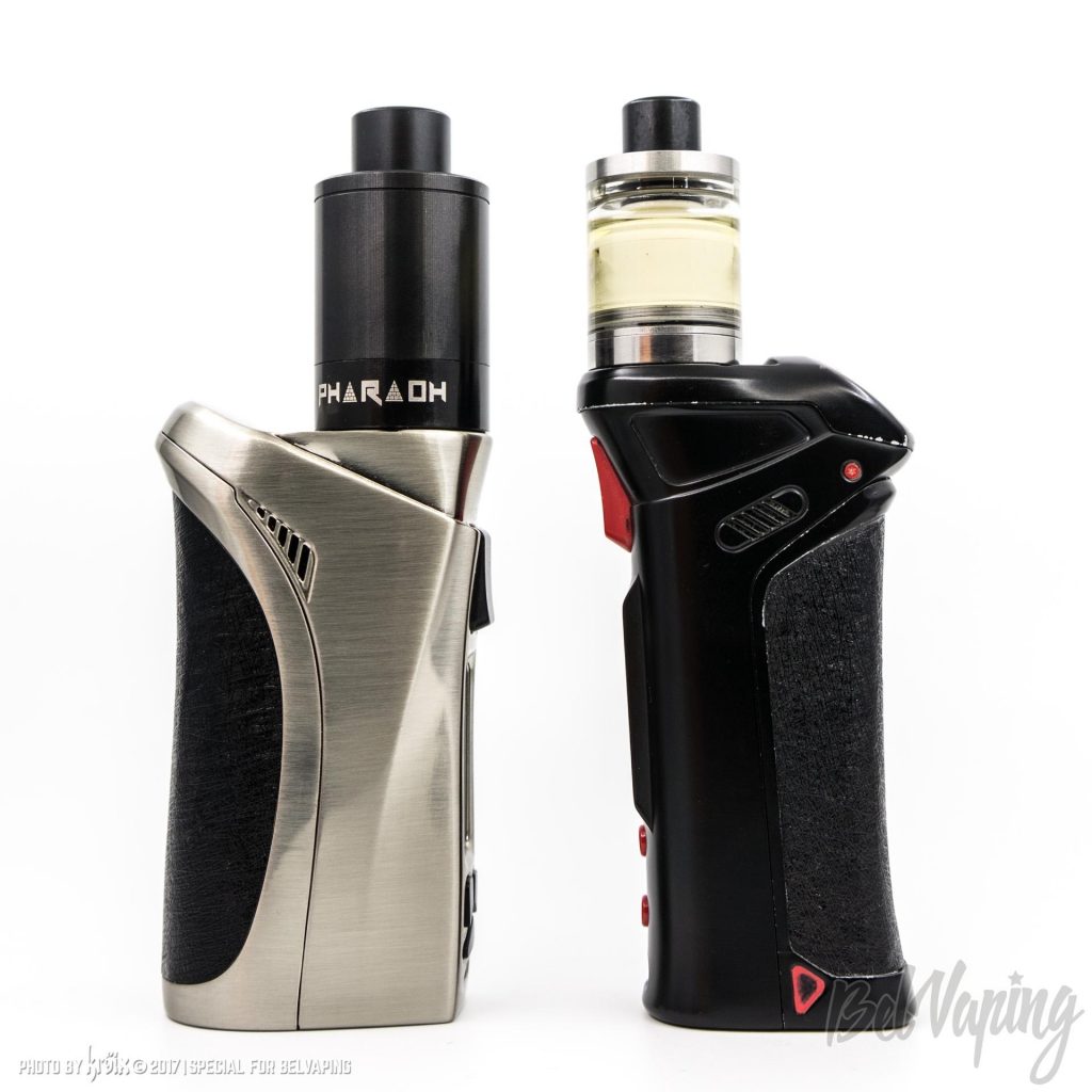 Vaporesso Nebula 100W TC (слева) и Vaporesso Target 75VTC
