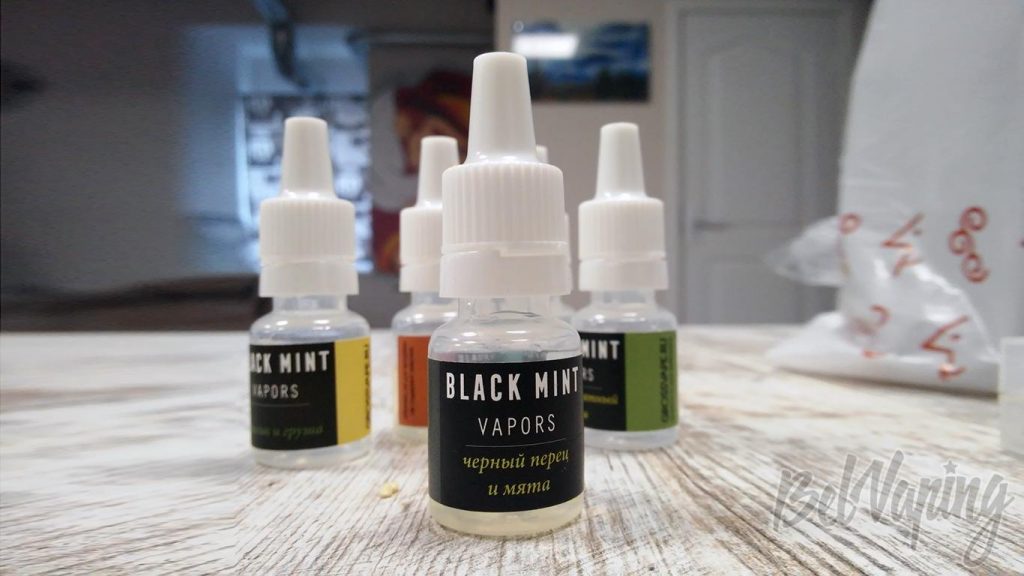 Жидкость Black Mint Vapors - черный перец и мята