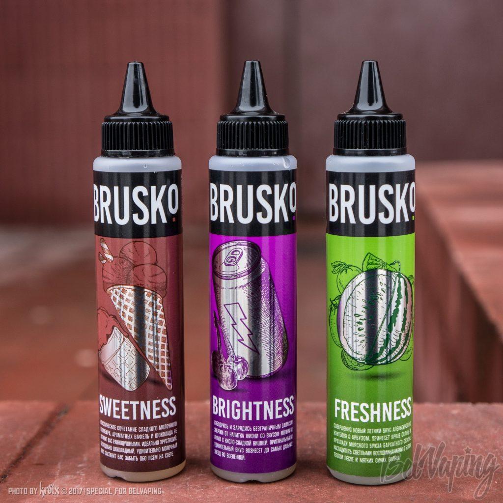 Новые вкусы BRUSKO: Sweetness Brightness Freshness