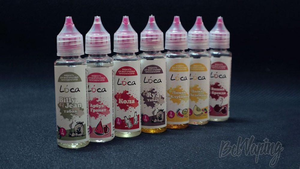 Обзор жидкостей для вейпинга LOCA