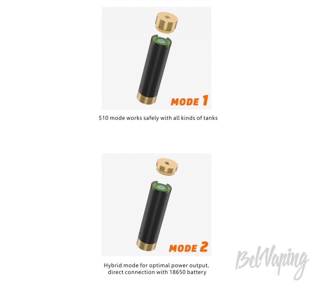 Варианты коннекторов GeekVape Tsunami Mech Kit
