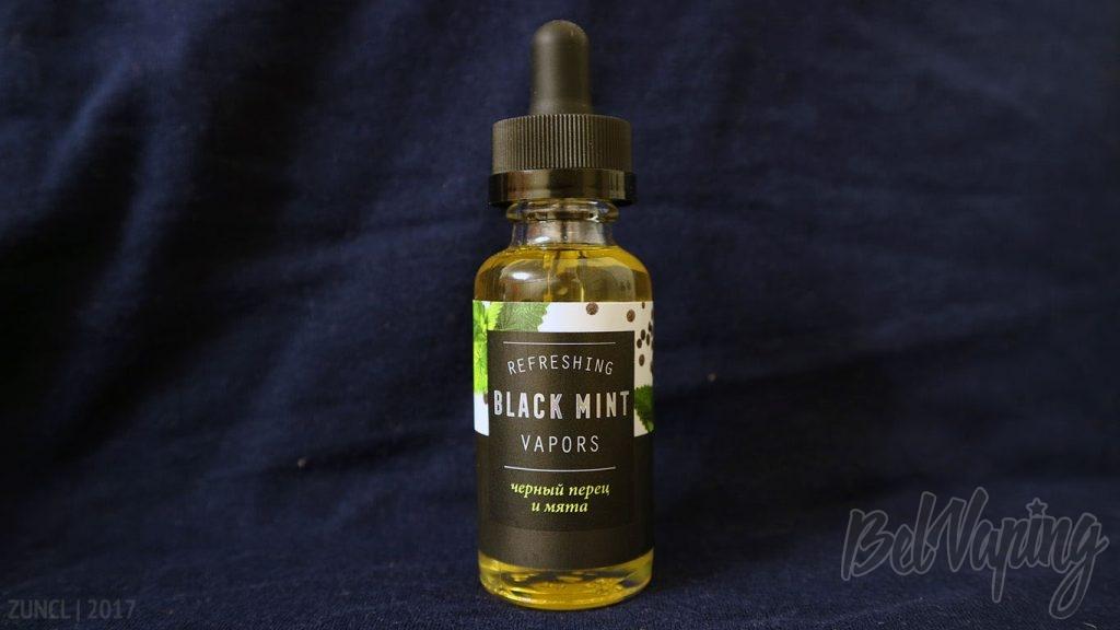Обзор жидкости Black Mint Vapors - черный перец и мята
