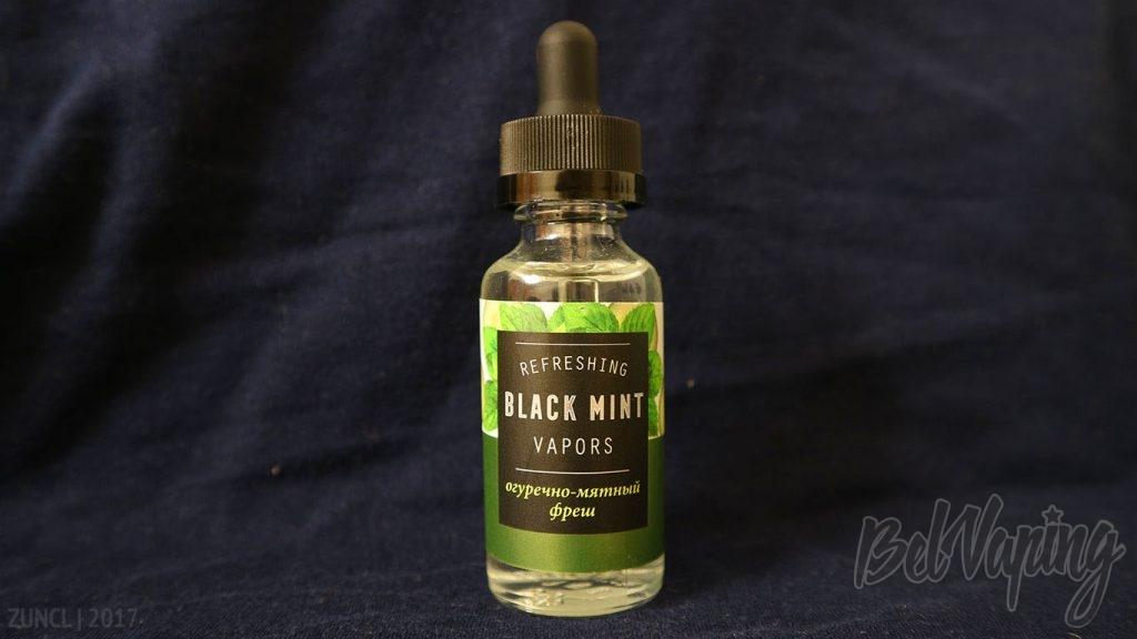 Обзор жидкости Black Mint Vapors - огуречно-мятный фреш