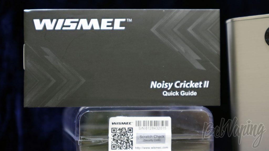 Обзор модов Noisy Cricket I и II (22мм) - обложка инструкции второй версии