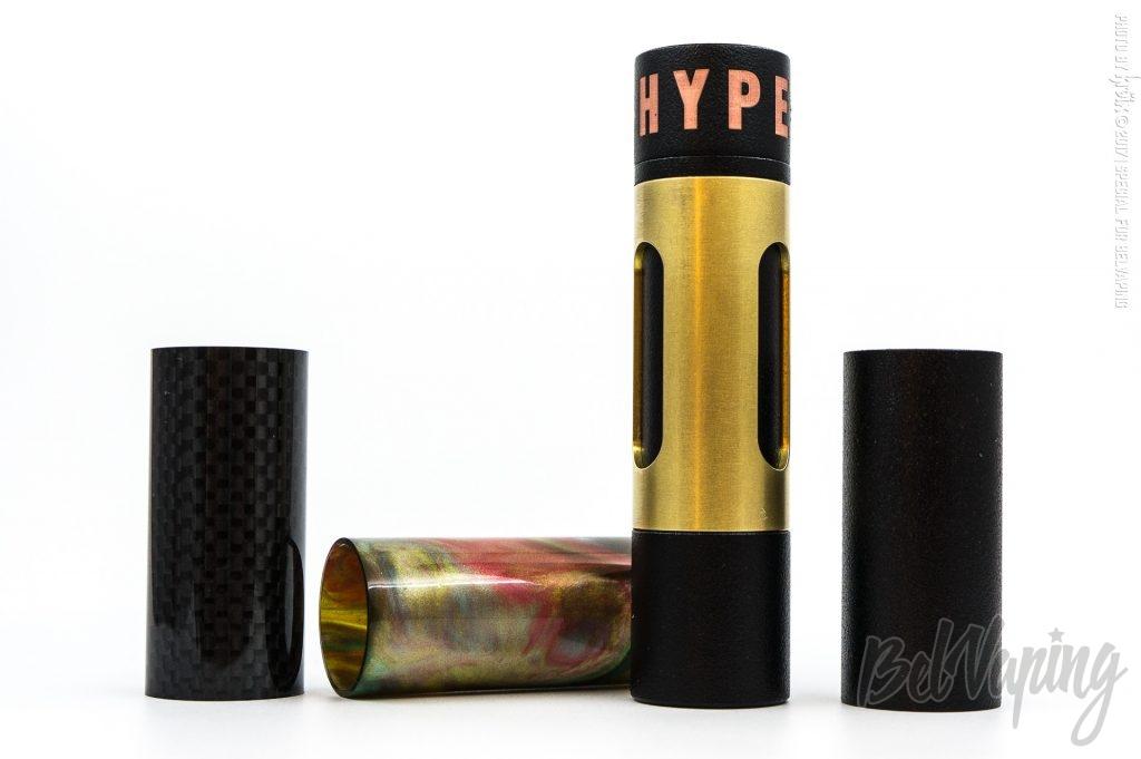 Внешний вид HUSTEC HYPE с разными сливами