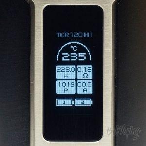 Режим TCR в боксмоде Wismec Predator 228