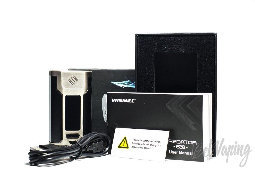 Комплектация Wismec Predator 228