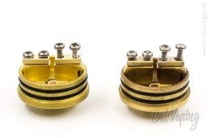Сравнение Goon RDA. Слева - 3FVape, справа - 528 Custom Vapes