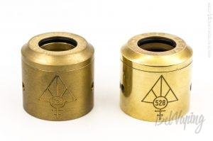Сравнение Goon RDA. Слева - 3FVape, справа - 528 Custom Vapes