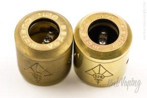 Сравнение Goon RDA. Слева - 3FVape, справа - 528 Custom Vapes