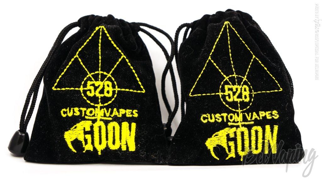 Сравнение Goon RDA. Слева - 3FVape, справа - 528 Custom Vapes