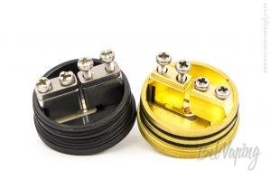 Сравнение баз и стоек Goon 1.5 RDA (слева) и Goon V1.5 RDA (справа)