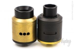 Сравнение обдува Goon 1.5 RDA (слева) и Goon V1.5 RDA (справа)