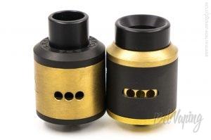 Сравнение обдува Goon 1.5 RDA (слева) и Goon V1.5 RDA (справа)