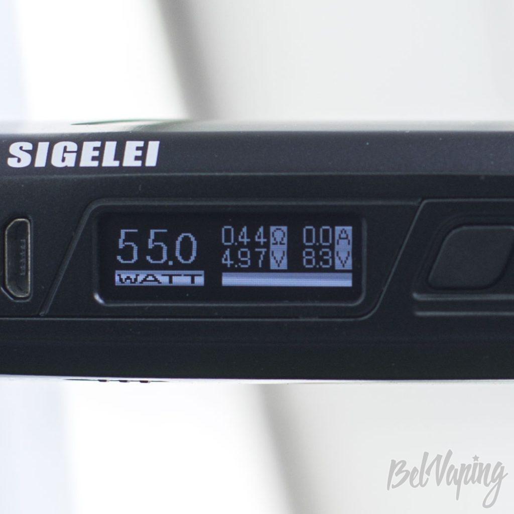Режим VW в боксмоде Sigelei J150 PLUS