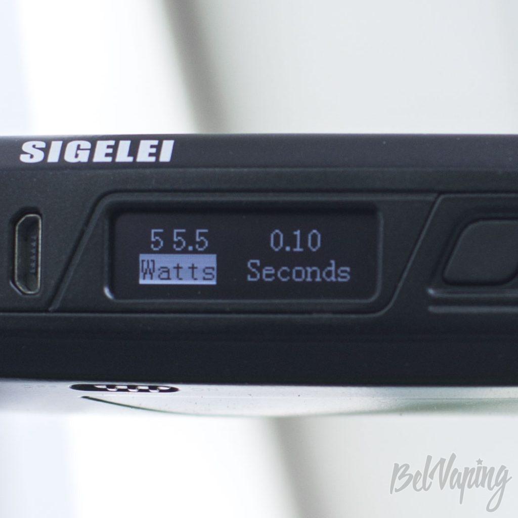 Прехит в боксмоде Sigelei J150 PLUS