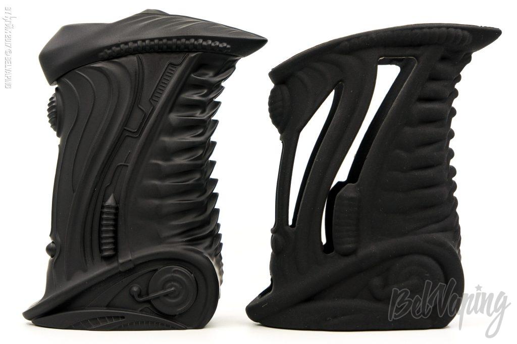 Внешний вид ETALIENS E.T-X3 Box Mod и силиконовый чехол