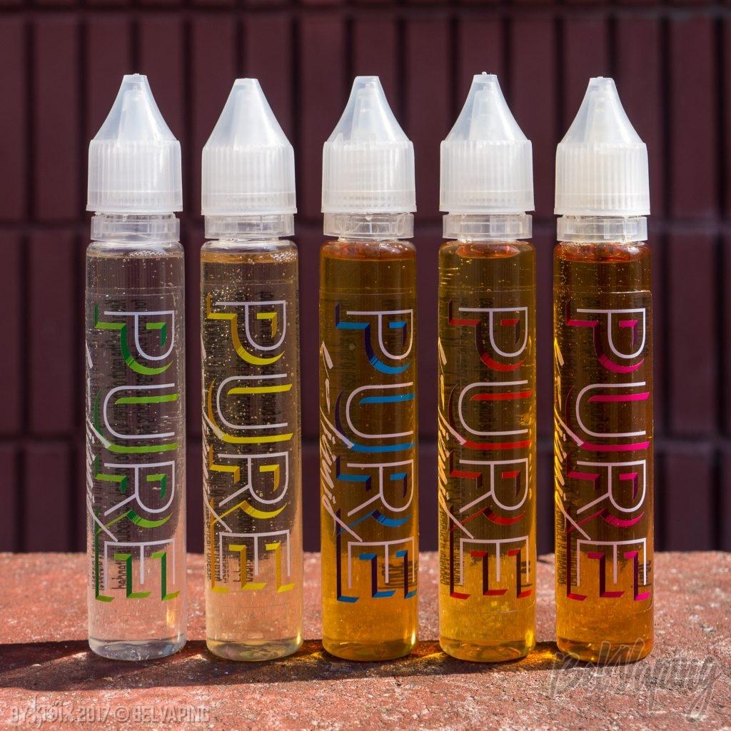 Вкусы жидкости Pure e-liquid