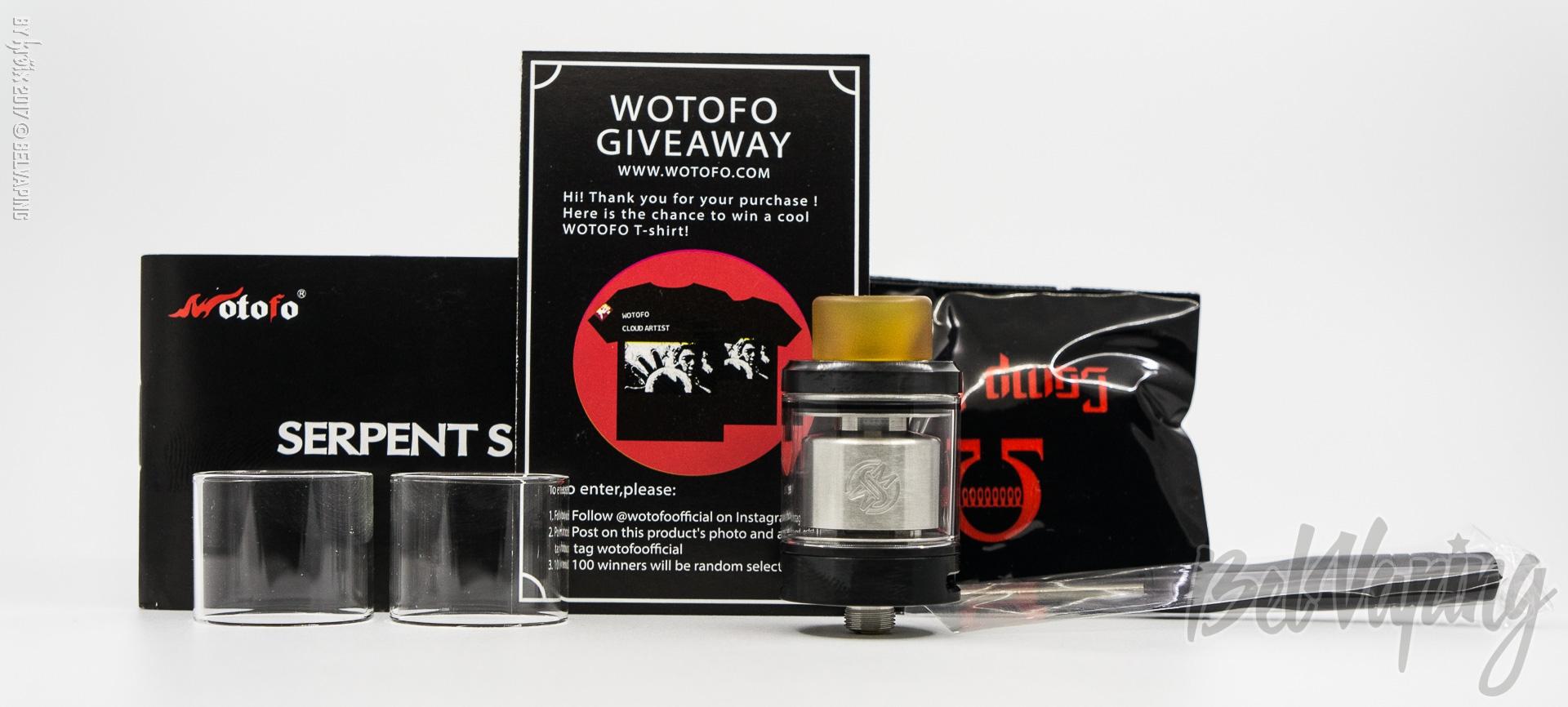 Комплект поставки Wotofo Serpent SMM