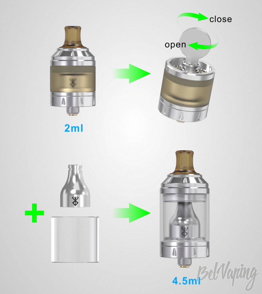 Увеличение объема Vandy Vape Berserker MTL RTA