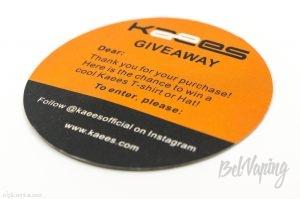 Карточка с розыгрышем Kaees Pacer RTA