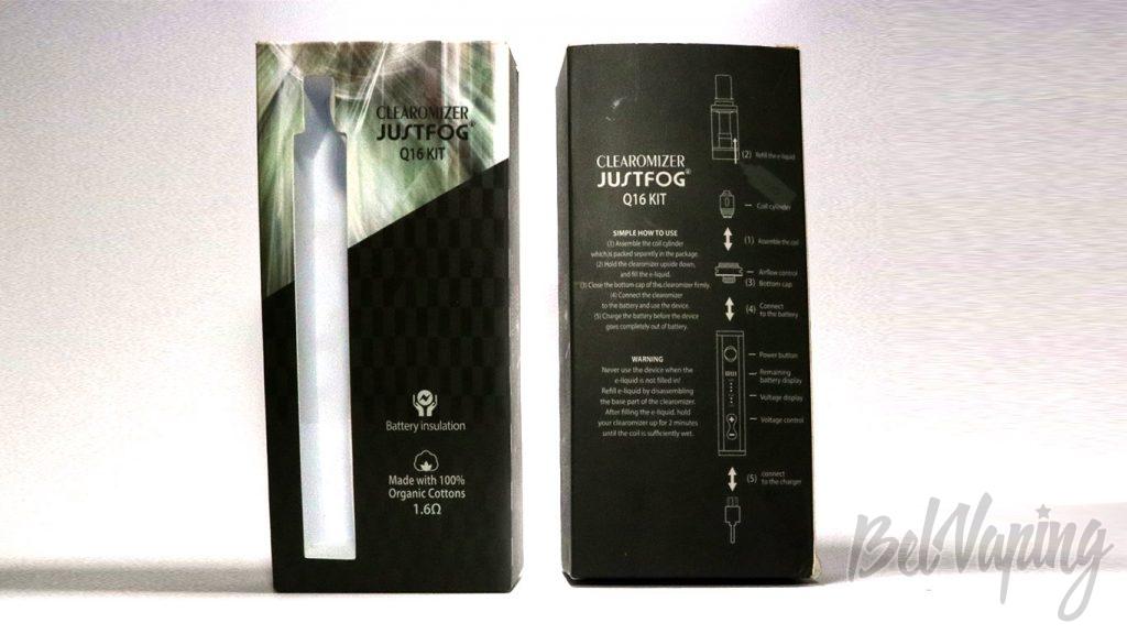 JustFog Q16 KIT - упаковка