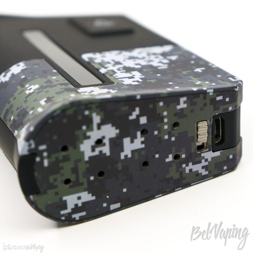 Внешний вид боксмода Limitless Arms Race 200W снизу