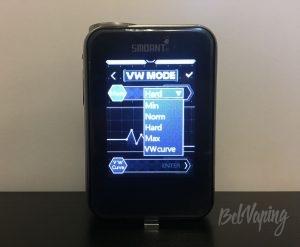 Экран боксмода Smoant Charon TS218