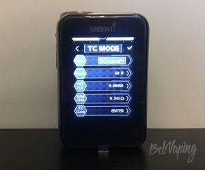 Экран боксмода Smoant Charon TS218