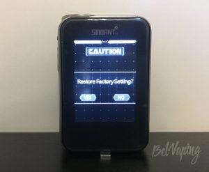 Экран боксмода Smoant Charon TS218
