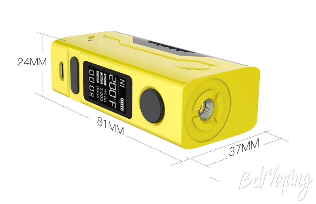 Габариты Smoant Battlestar Mini