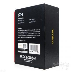 Упаковка Voopoo Alpha One 222W