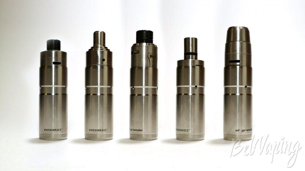 Wismec el grande - разные испарители на моде под 18350