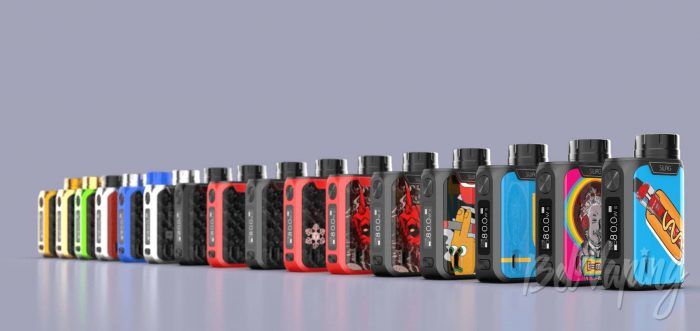 Цвета боксмода Vaporesso SWAG 80W TC